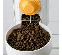 TIKATARER Comedero y Bebedero Colgante para Gatos, Perros y Conejos, 1 | Recambio por gravedad, pico de 5 cm de ancho, recipiente desmontable, plástico PP, 100 °C