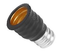 TIKATARER Convertidor Adaptador E12 a E14 de 6 Piezas, Adaptador de Bombilla E14 a E12, de PC y Material de Cobre con Diseño para el Hogar, Ideal para Garajes, Dormitorios, Salas de Estar, Cocinas y