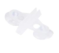 TIKATARER Copas de Succión del Acuario, 40 Piezas PVC Aquarium Copa de Succión de la Succión de Peces para Tazas de Succión de Acuario Que Separa el Clip de Apoyo de la Tabla para la Cría (White)