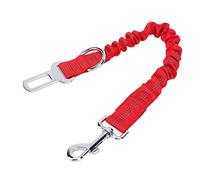 TIKATARER Correa para, 1 Correa para Correr para con Cintura de 21 * 5 * 4, con Hebilla Liviana con Diseño Retráctil Altamente Reflectante, Ideal para Caminar, Viajar y Entrenar Al Aire Libre (Rojo)