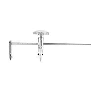 TIKATARER Cortador de Círculos para Placa de Yeso y Drywall, 400mm, | Acero inoxidable, escala de corte transparente, de perilla redonda, cortador estilo brújula para vidrio