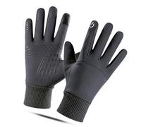 TIKATARER de Bicicleta, de Ciclismo para Correr con Pantalla Táctil a Prueba de Viento de Invierno Unisex para Senderismo Montañismo Conducir Montar a Caballo (L)