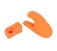 TIKATARER de, Soporte de de Violín Silicona Cómoda Toque Bow Bow Learning Aid 2 Pieces Corrector de Agarre de para Violines Aprendizaje Ayuda Ayuda de (ORANGE)