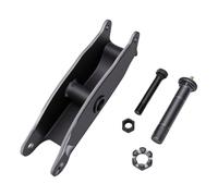 TIKATARER Ecualizador de Remolque con Pernos, Compatible con 013 004 00 | Ecualizador de acero con pernos, espacio entre ejes de 33 pulgadas, resortes de 2 pulgadas de ancho para remolques de doble