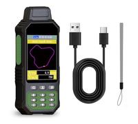 TIKATARER El Medidor Terrestre GPS Admite 6 Sistemas Satelitales, Equipo Topográfico Digital Portátil con Pantalla a Color de 3,2 Pulgadas Soporte Gnss 7 Métodos de Medición