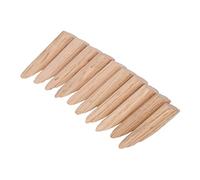 TIKATARER Enchufes de Orificio de Bolsillo, Enchufes de Orificio de Madera de 50 Piezas de de Bolsillo 9.5 Mm de Madera de Kit de Piezas de Accesorios para Carpintería para Carpintería de (Roble)