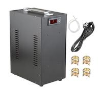 TIKATARER Enfriador de Acuario para Mecanismo Hidropónico, Pantalla LCD de 40L Monitor de Temperatura en Tiempo Real Bajo Consumo de Energía Mecanismo de Enfriamiento (Black)