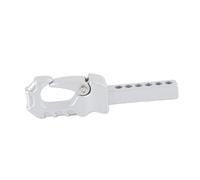 TIKATARER Enganche de Remolque RC de Aleación, Gancho de Remolque de RC para Gancho de sobre Orugas 4101, 4102, 4082, 1:10, 1:8 (Silver)