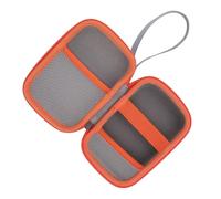 TIKATARER Estuche Rígido para Reproductor de Música para Niños, Caja de Transporte de Viaje de Nailon EVA, Estuche de Almacenamiento con Bolsillos de Malla para Tarjetas y Cables, Ideal para