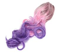 TIKATARER Extensión de de Caballo de Clamp/Holder de Garra, Gradiente de 55 Cm 3 Colores Clamp/Holder Claw Extensiones Curly Ponytail Wig para Uso Diario y Ocasiones Especiales (Estilo: seis)