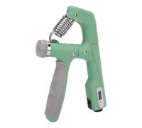 TIKATARER Fortalecedor de Agarre Manual, Fortalecedor de Resistencia Ajustable de 10 a 100 Kg, de Contador Digital para Recuperación Muscular y Entrenamiento de Fuerza de la Mano, Ideal para (GREEN)