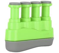 TIKATARER Fortalecedor de Dedos, Ejercitador Ergonómico de Agarre Manual de Silicona, Entrenador de Dedos de Resistencia de 5 Libras, Ideal para Guitarra, Piano, bajo, Ukelele, Violín (GREEN)