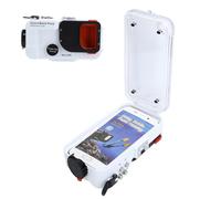 TIKATARER Funda Impermeable para Teléfono con Junta Tórica de Ajuste a Presión, Resistencia Al Agua de hasta 40M, Soporte Estable de Tres Orificios para Grabación de Vídeo Subacuática