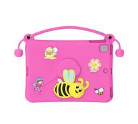 TIKATARER Funda Protectora EVA, Funda Protectora a Prueba de Golpes para 10.2 Air 3 Pro 10.5, con Soporte Incorporado, Ideal para Aprender y Ver Videos, Naranja (Rose Pink)