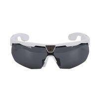 TIKATARER Gafas de Ciclismo Inteligentes de 8 MP con Estabilización EIS, Activación por Voz AI, Traducción en Tiempo Real, Reconocimiento de Fotos, Cancelación (Gafas de Sol (Cuerpo Blanco))