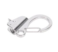 TIKATARER Gancho de Anclaje para Barco de Liberación Rápida, Clamp/Holder de Cuerda Deslizante sin Nudos, Gancho de Anclaje de Acero Inoxidable para Líneas de 3/8" a 5/8" con Capacidad de 9000