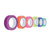 TIKATARER GLOW in the Dark Party Supplies, 6 Roll Neon Farty Decorations con su Alta Viscosidad GLOW en la Oscuridad para las Necesidades Familiares y Profesionales