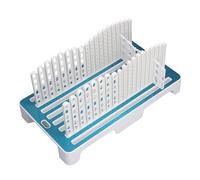 TIKATARER Guía para Rebanar Pan, Cortador Ajustable y Plegable | Rebanadas Uniformes, Rebanadora de Pan Compacta con Bandeja para Migas, Acero Inoxidable 304 para Panaderos Caseros, Herramienta de