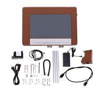 TIKATARER Impresora de Inyección de Tinta en Línea, Pantalla Táctil de 4,3 Pulgadas y Cartucho de Tinta Negra de 42 Ml, Máquina de Codificación de Inyección Móvil con (Enchufe europeo de 100 a 240 V.)