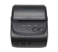 TIKATARER Impresora térmica 100 - 240 V 58 mm BT4.0 90 mm/s 100 km TPH 203DPI, impresora de etiquetas térmica, interfaz USB, impresora de etiquetas de envío para logística de oficina (enchufe de EE