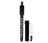 TIKATARER Instrumento de Viento Digital, Conectividad MIDI 10 Tonos Mini Instrumento de Viento Electrónico Recargable con 12 Acompañamientos para Teléfono (BLACK)