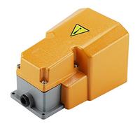 TIKATARER Interruptor de Pedal de Aleación de Aluminio de 250 V 10 A, Inmune A la Corrosión Inmune Al Aceite con Base Antideslizante, para Máquinas Herramientas y Equipos