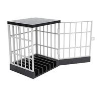 TIKATARER Jaula de Caja de Bloqueo de Cárcel para Teléfono Celular, Diseño de Mini Libro, Caja Fuerte Oculta con 2 Mini Llaves para el Aula, Tiempo Familiar, Fiesta, Regalos Divertidos (Gris Oscuro)