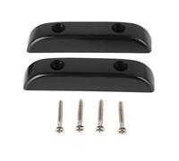 TIKATARER Jazz Pulgar el Pulgar, 2 Pcs de Reposabrazos de Pulgar el bajo Tumbrest Bosco reposapié Plástico Anti -slip Liviano Peso Jazz bajo Pulgar el Dedo del Dedo del Dedo (GM01 Negro)