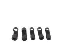 TIKATARER Juego de 5 Llaves de Vaso para Tuercas de Puntal, Herramienta de Extracción de Tuercas de Suspensión de Accionamiento de Acero de 12 Puntos y 1/2 Pulgada con Absorción de Impactos y Diseño