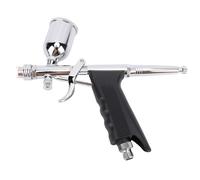 TIKATARER Juego de Aerógrafo de Doble Acción de 0,3 Mm, Pistola Pulverizadora de Alimentación por Gravedad con Vaso de 15 Cc y Control Ajustable para Creación de Modelos