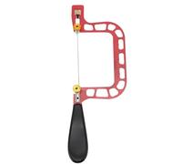 TIKATARER Juego de Sierras de Joyería Rojas con Marco, 144 Hojas Mango Ergonómico y Diseño Curvo para Cortes Precisos y Modelado de Curvas Herramientas para la Fabricación de Joyas