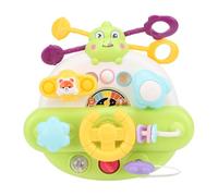 TIKATARER Juguete Sonajero para bebé, Juguete Sensorial de Viaje, de Agarre Infantil de Mano Durante 0 a 12 Meses, Colores Brillantes, Habilidades Motoras, Desarrollo Visual, Mordedor