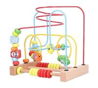 TIKATARER Juguetes de Montaña Rusa para Niños Pequeños, Juego de Laberinto de Cuentas de Madera Juguetes Fuera