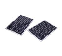 TIKATARER Kit de Panel Solar de 200 W, Kit de Controlador de Cargador Solar con Marco de Aluminio para Aplicaciones Fuera de la Red, Viajes en Vehículos Recreativos, Ideal para Acampar Al Aire Libre