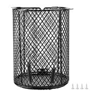 TIKATARER Lámpara de Calor Accesorio, Lámpara de Reptil de Mascotas Emisor de Calor para Reptiles para Reptiles de la de de la de de de Calentamiento de la de Calentamiento (Redondo)
