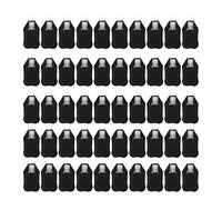 TIKATARER Llavero de Botella de Viaje de 50 Piezas, Llavero de Botella Vacía Portátil Recargable con Tapa Abatible y Bolsa de Neopreno, Ideal para Artículos de Tocador, champú, Loción Desinfectante