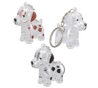 TIKATARER Llavero de Recuerdo Conmemorativo del Pelo de Mascotas de 4,5 Cm, Botella de Almacenamiento Hermética Transparente, Recuerdo Compacto con Tapa a Presión, Ideal para la Preservación del