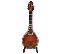 TIKATARER Mini Mandolin Instrument, 8 Cuerdas Mandolin Modelo 8 Cadena Mandolina Modelo Mini Mandolina Handmade Instrumento para Regalos Decoración del Hogar