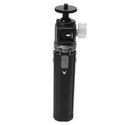 TIKATARER Mini Trípode de Rotación 360, Trípode de Cámara con Ajuste de Engranaje, Zapata Fría para Micrófono, Interfaz 1/4, Soporte Flexible de Silicona Antideslizante para Teléfono para Grabación