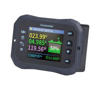 TIKATARER Monitor de Batería WiFi, Monitor de Batería de Detección Bidireccional 10-100V 0-50A con Derivación y Monitoreo Remoto, Compatible con VRLA, LFP, Li Ion y Ni MH