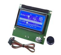 TIKATARER Pantalla LCD 12864, Pantalla de Tablero de Control de Impresora 3D, de Impresora con Diseño Compatible, Ideal para Ender3 3s 3x Pro y