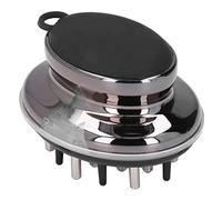 TIKATARER Peine Aplicador del Cuero Cabelludo con 14 Dientes de Dispensación y Ventana de Escala Aceite Esencial ABS Massorger del Cuero Cabelludo, Diseño Ergonómico para una Aplicación de (GRAY)