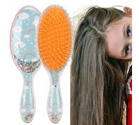 TIKATARER Peine para el Cabello con Cojín de Aire, Diseño Ergonómico para el Cuidado del Cabello, Cepillo de Masaje con Patrones de Animales de Dibujos Animados, Adecuado para Todo Tipo de Liso o