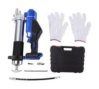 TIKATARER Pistola de Engrase Eléctrica 18000 PSI 180 G/min Herramienta | Carcasa de ABS, Herramienta de Lubricación Inalámbrica, Capacidad de 800 Cc, Servicio para Camión, Cartuchos de 14 Oz