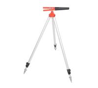 TIKATARER Poste de Prisma de Trípode de Aluminio para Topografía, Ligero, Resistente y Duradero con Diseño Retráctil y Nivel de Burbuja para Topografía GPS GNSS de Estación Total en Construcción,