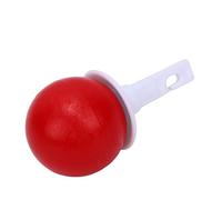 TIKATARER Punta de Bastón Estilo Gancho de Bola Rodante Roja, Punta de Bastón de Repuesto para Ciego, de de Cubierta Protectora, Ideal para Uso en Exteriores