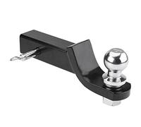 TIKATARER Receptor de Enganche de Lengüeta con Montaje de Bola de Remolque de 2 Pulgadas, Kit de Enganche de Remolque de Acero Resistente de de Alto Peso Bruto de 6000 Libras, Ideal para de Caravana