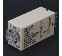 TIKATARER Relé del Temporizador, Retraso del Tiempo de Retraso de Retraso del Tiempo Temporizador H3Y 2 8 Pines Altos Altos Electrodomésticos Suministros Eléctricos 0 10 Minutos (12VDC)