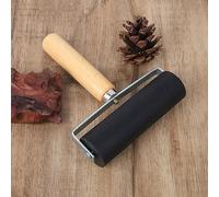 TIKATARER Rodillo de Impresión, Caucho, de Madera Desmontable, Tinta, Rodillo Brayer, Suministros de Herramientas para Manualidades, para Grabado, Papel Tapiz, Herramientas de Pegado y Estampado