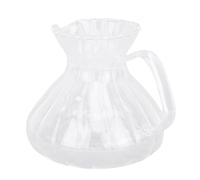 TIKATARER Servidor de café de Vidrio de 500 Ml para Verter sobre la, Jarra de café de Vidrio, Vaso de para Verter Manualmente para, Ideal para sobre la de